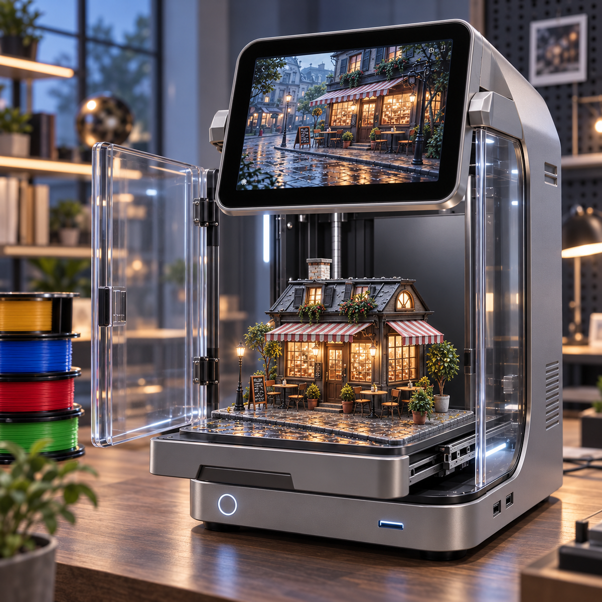 📸✨ AI Photo-to-3D Memory Printer – Create Family, Pet & Holiday 3D Keepsakes Automatically 🖨️