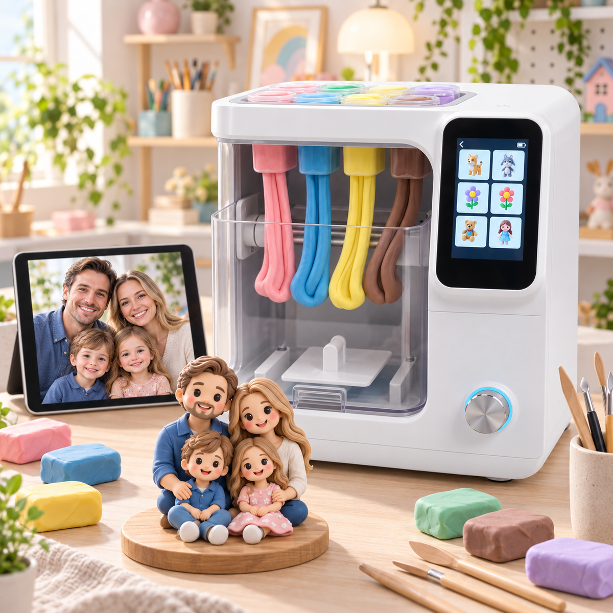 🎃🎄 AI Smart Clay Creation Studio – Family, Pet, Holiday & Custom 3D Figure Maker 🐾✨
