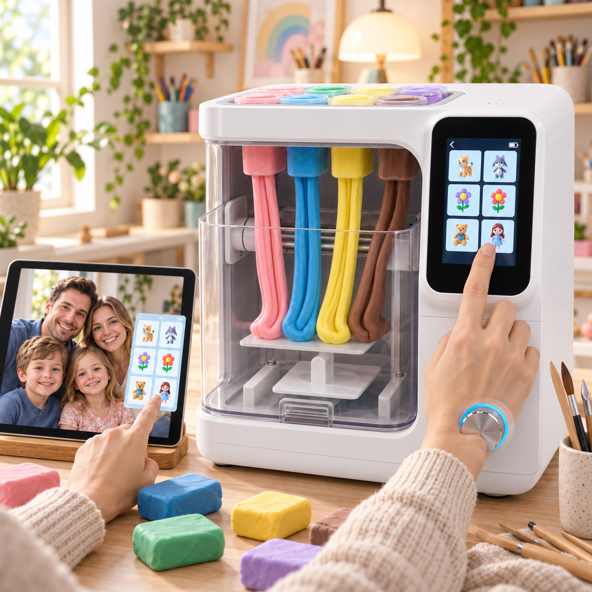🎃🎄 AI Smart Clay Creation Studio – Family, Pet, Holiday & Custom 3D Figure Maker 🐾✨
