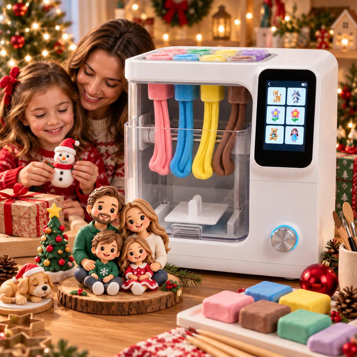 🎃🎄 AI Smart Clay Creation Studio – Family, Pet, Holiday & Custom 3D Figure Maker 🐾✨